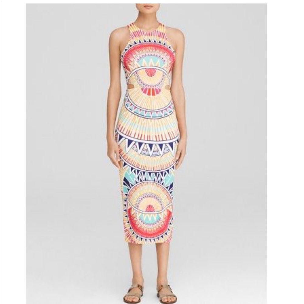 Mara Hoffman Ponte Cut Out Dress